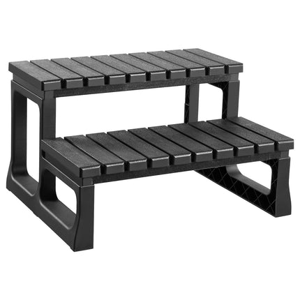Hot Tub Step, 2-Step Spa Stairs, Non-Slip, 320 lb