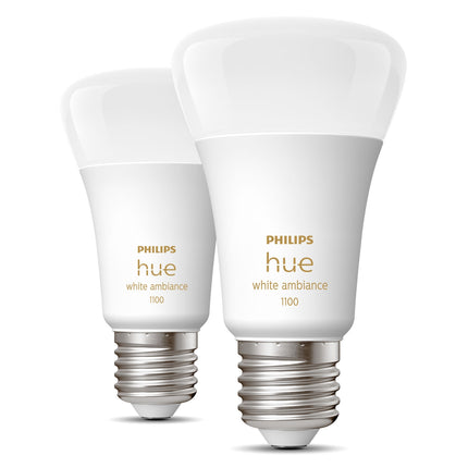 Hue White Ambiance E27 A60 1100lm 2-pack