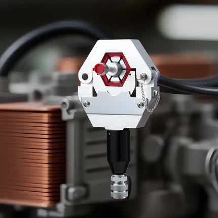 Hydraulic A/C Hose Crimper Kit, 7 Dies, Manual Pump