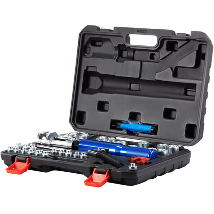 Hydraulic Flaring Tool Kit, 45 Double, 3/16–1/2, 30-Pc