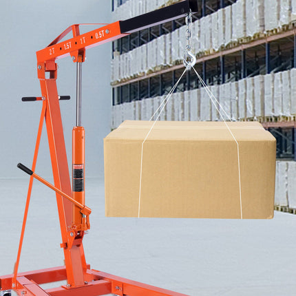 Hydraulic Long Ram Jack, 3 Ton Engine Hoist Cylinder