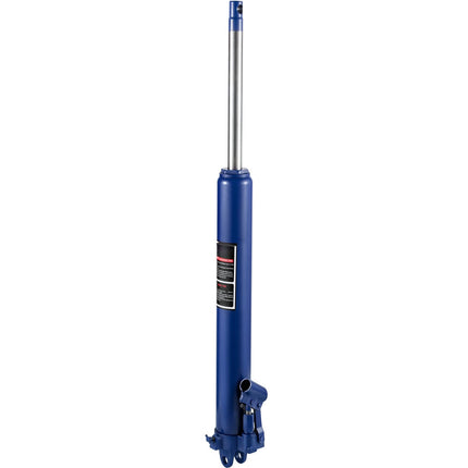 Hydraulic Long Ram Jack, 8-Ton, 26-45.7 In, Clevis Base