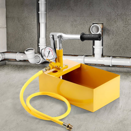 Hydrostatic Test Pump 25 Bar, Gauge, 5L Tank, 1m Hose