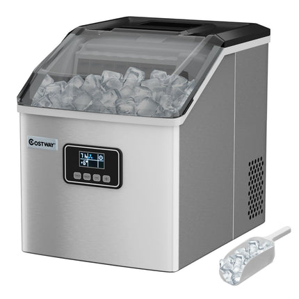 Ledus automāts 2,4 l ar kausiņu, taimeri un pašattīrīšanās funkciju, 18 kg/24 h