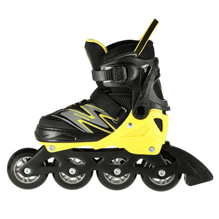 In-Line Skates, Black-Yellow, Size L (39-42)