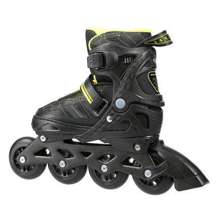 In-Line Skates, Black/Yellow, Size M (35-38)