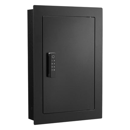 In-Wall Safe, 22-Inch, Fingerprint Keypad, 3-Tier