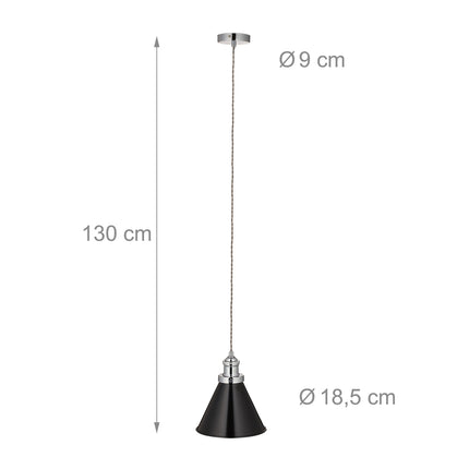 Industriāla piekaramā lampa