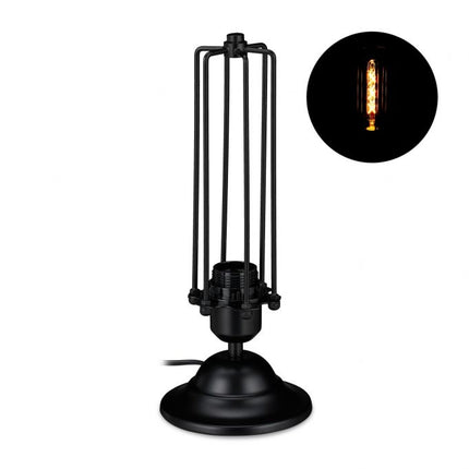 Industriālā stila galda lampa