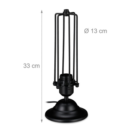 Industriālā stila galda lampa