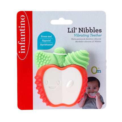 Infantino Lil´ Nibbles vibrējošs graužamais - ābols