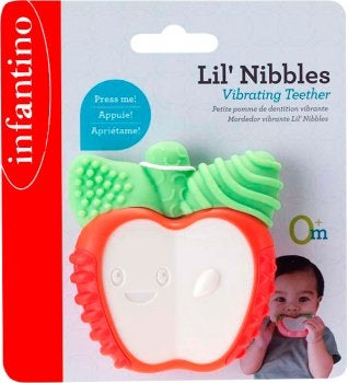 Infantino Lil´ Nibbles vibrējošs graužamais - ābols