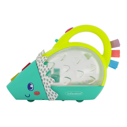 Infantino Push & Pop muzikālais mini putekļsūcējs ar izgaismojumu