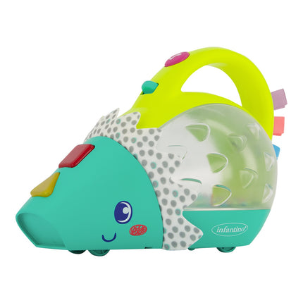 Infantino Push & Pop muzikālais mini putekļsūcējs ar izgaismojumu