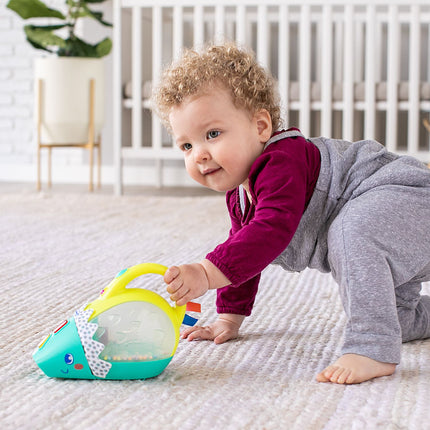 Infantino Push & Pop muzikālais mini putekļsūcējs ar izgaismojumu