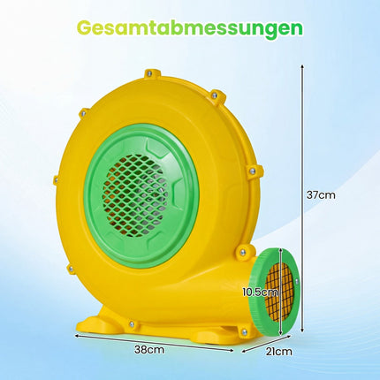 Piepūšamā atrakciju parka pūtējs, 550 W, paredzēts lietošanai ārā