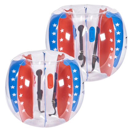 Inflatable Bumper Balls 2-Pack, 4 Ft PVC Zorb Balls