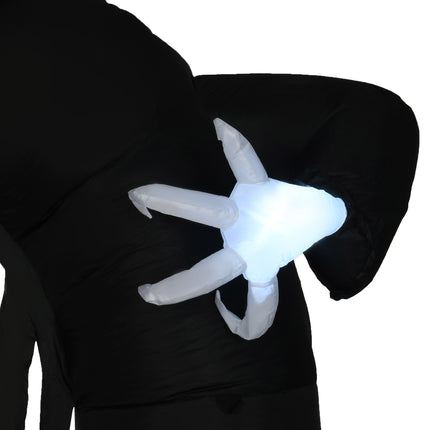 Piepūšamā Helovīna Grim Reaper arka ar LED gaismām