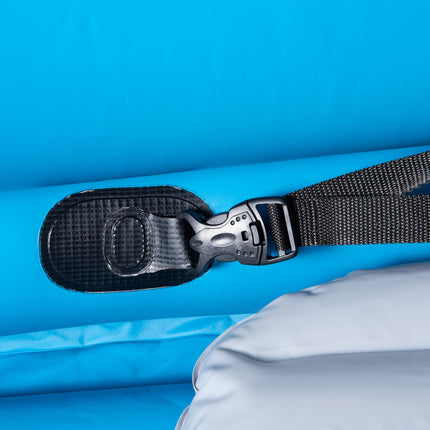 Piepūšamās kajaki divvietīgai laivai, kanoe ar gaisa kameru, unisex, PVC, tērauds, zili pelēki