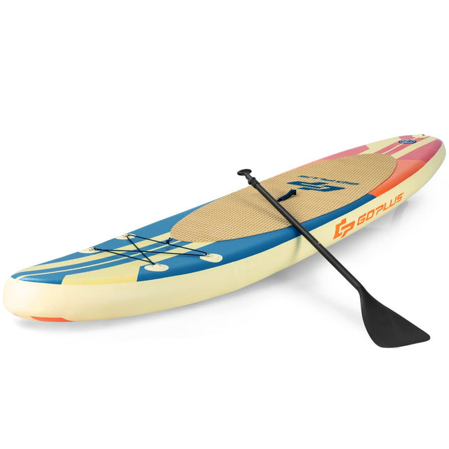 Piepūšams SUP dēlis, SUP sērfošanas dēlis, 335 x 76 x 15 cm, svītrains raksts, krāsains