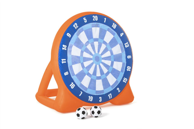Inflatable Soccer Dartboard with Balls, 157 x 107 x 157 cm