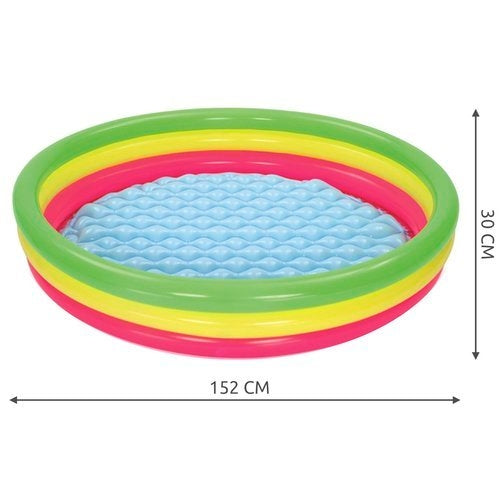 Piepūšamais varavīksnes baseins 152 cm Bestway 51103