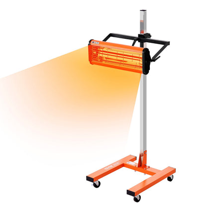 Infrared Curing Lamp 1500W, 1-60 Min Timer Stand