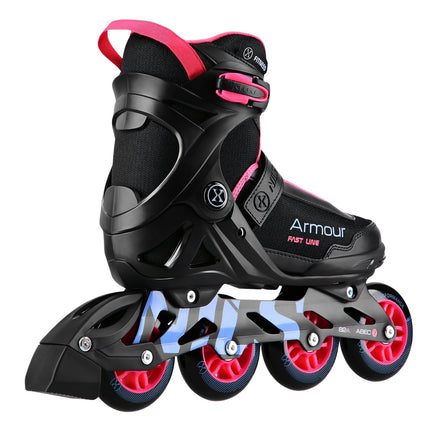 Inline Skates, Black/Pink, Size 44