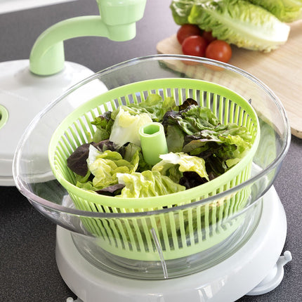 InnovaGoods Chopix 4-in-1 Manual Chopper and Salad Spinner, Whisk, Recipes