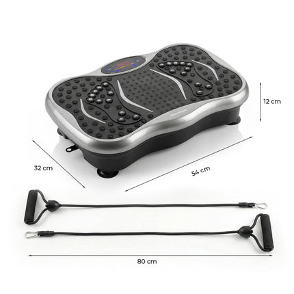 InnovaGoods Vibration Platform with Men's Sauna Vest XL, Speaker, Remote Control