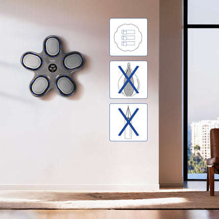Inteliģenta Bluetooth boksa mašīna ar cimdiem