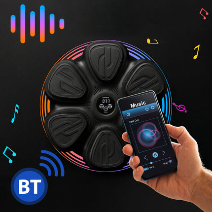 Interaktīvs Bluetooth boksa mērķis ar cimdiem
