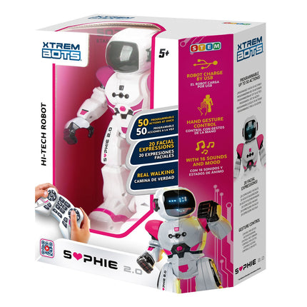 Interaktīvs robots Sophie 2.0 ar balss vadību un sensoriem