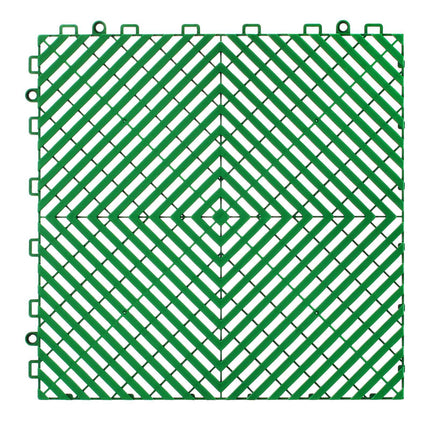 Interlocking Drainage Non-Slip Floor Tiles, 50 Pack 12 x 12 in