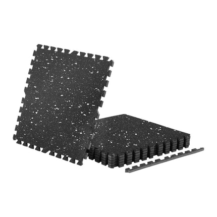 Interlocking Gym Floor Mats Set, 12 Pcs, 14 mm EVA
