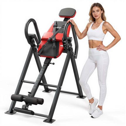 Inversion Table, 300 lb Capacity, Foldable, Adjustable