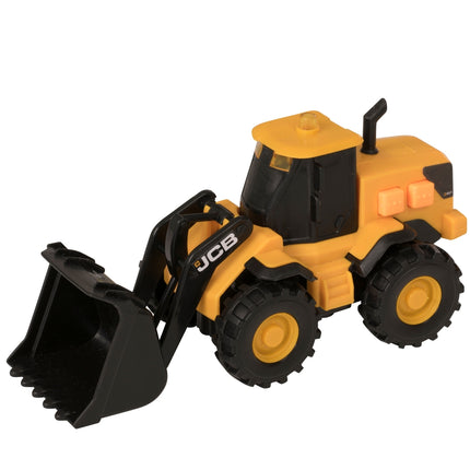 Jcb riteņu iekrāvējs ar gaismu un skaņu, 15 cm