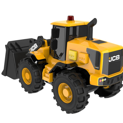 Jcb riteņu iekrāvējs ar gaismu un skaņu, 15 cm