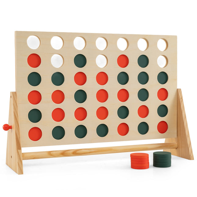 Jumbo koka Connect 4 spēle ar 42 gabaliņiem