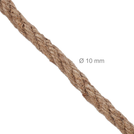 Džutas kabelis 10 mm x 15 m, 2 gab. komplekts