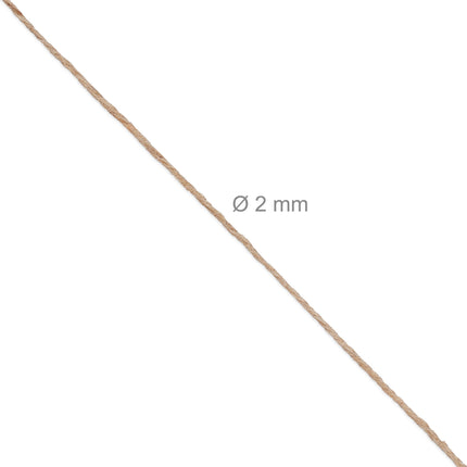 Džutas kabelis 2 mm x 400 m