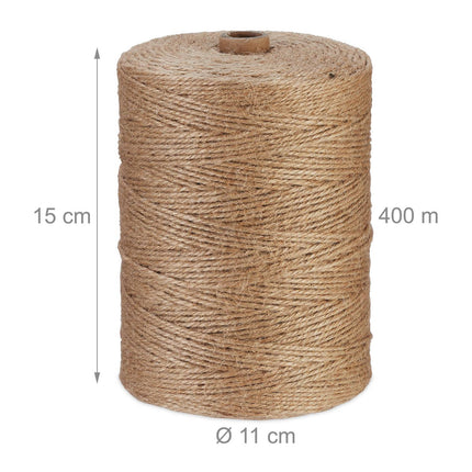 Džutas kabelis 2 mm x 400 m