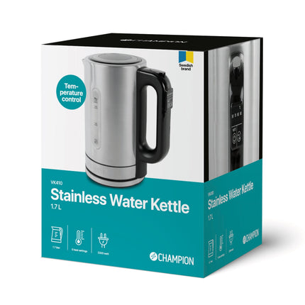 Kettle Temp 1.7L VK410 Stainless