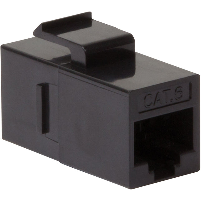 Keystone connector Cat6 UTP 2xRJ45 Black