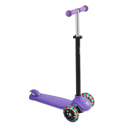Kids 3-Wheel Kick Scooter, Light-Up Wheels, Adjustable