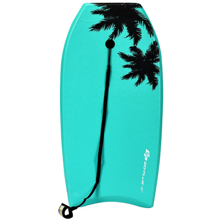 Bērnu bodyboard sērfošanas dēlis, zaļš, 104 x 52 x 6 cm