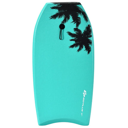 Bērnu bodyboard sērfošanas dēlis, zaļš, 104 x 52 x 6 cm