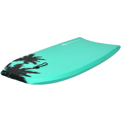 Bērnu bodyboard sērfošanas dēlis, zaļš, 104 x 52 x 6 cm