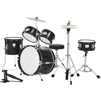 Kids Drum Set, 5-Piece 14-Inch, Throne and Sticks