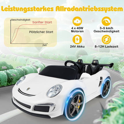 Bērnu elektroauto 12V, tālvadības pults, LED gaismas, 4WD
